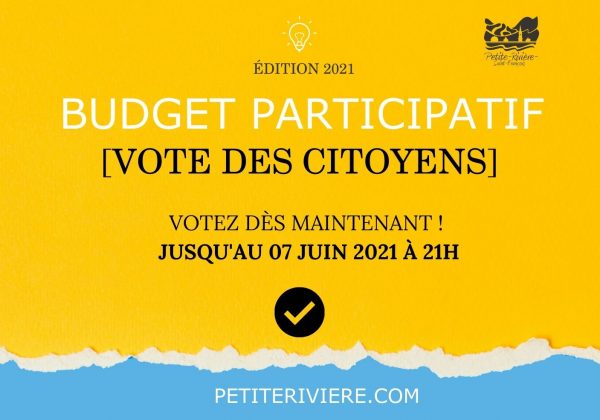 Budget participatif 2021 – Trois projets soumis au vote des citoyens