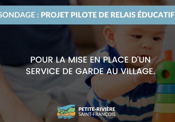 Projet pilote de relai éducatif (Service de garde)