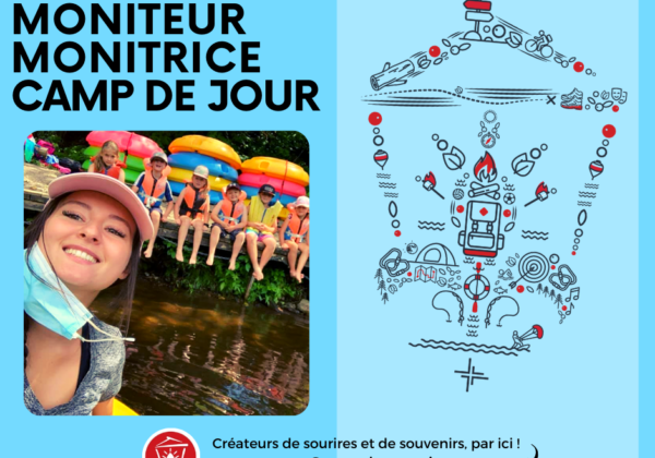 Moniteur(trice)s recherché(e)s – Camp de jour (Été 2022)