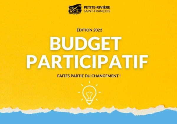 Le Budget participatif de Petite-Rivière est de retour