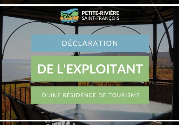 Déclaration des exploitants de résidences de tourisme