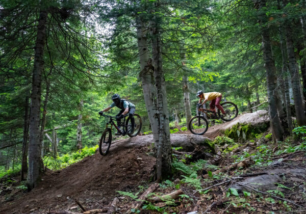 Le Massif de Charlevoix affiche déjà 10 nouveaux km de sentiers de vélo de montagne