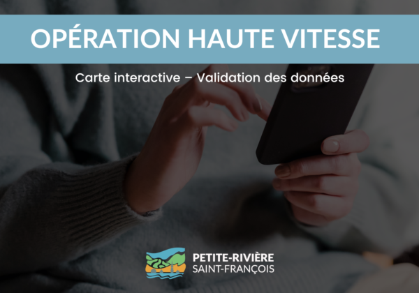 Opération Haute-Vitesse : Carte interactive – Validation des données