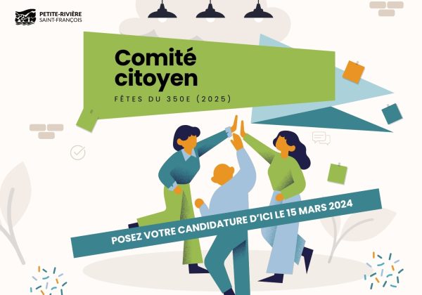 Joignez le comité organisateur des Fêtes du 350e !