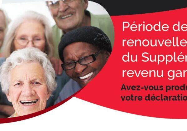 Période de renouvellement du Supplément de revenu garanti