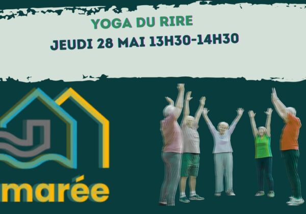 Yoga du rire à la Coop l&rsquo;Affluent (28 mai, 4 juin et 11 juin)