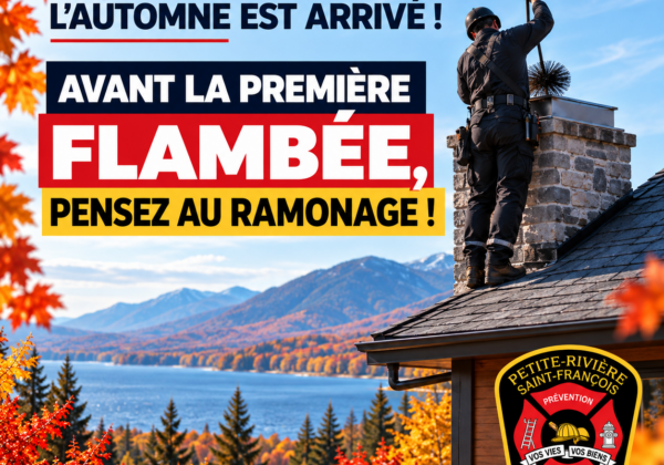 L’automne est arrivé : pensez au ramonage de votre cheminée